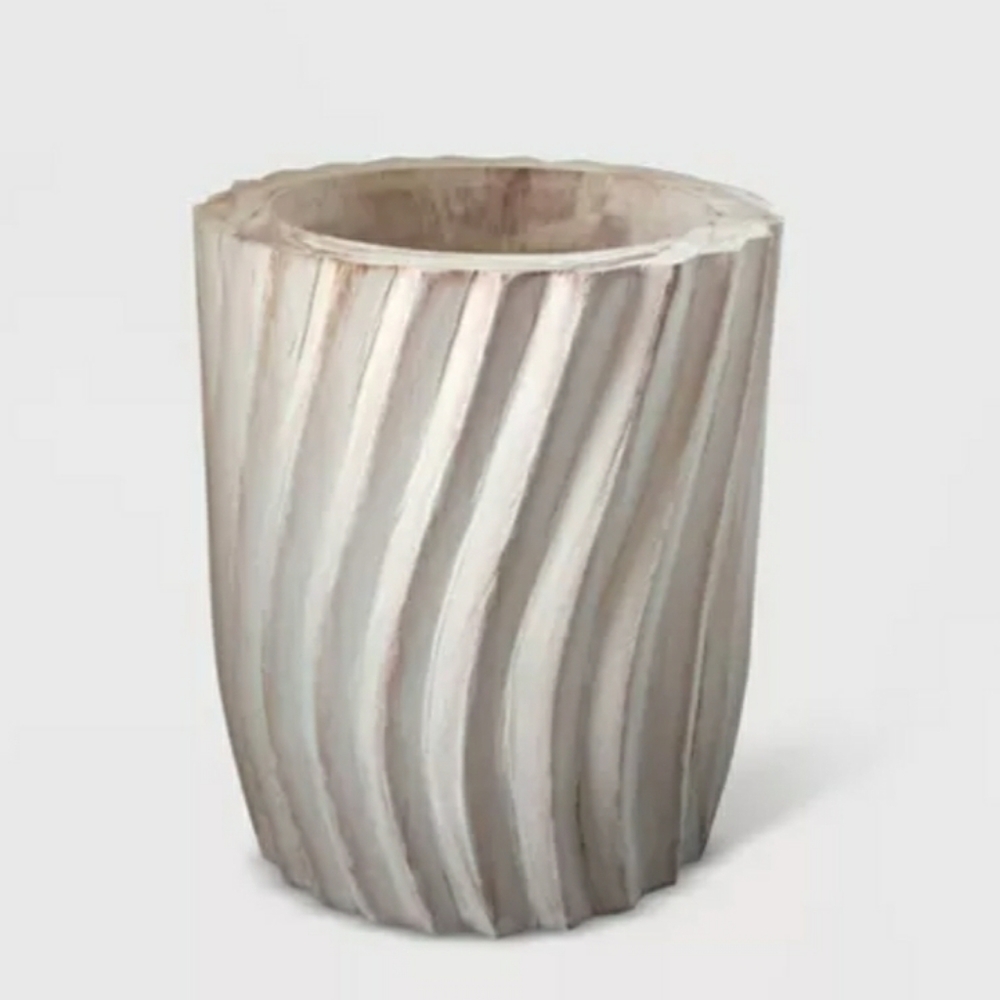 12" Textured Wood Planter - Opalhouse™